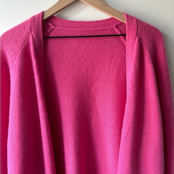 LAPOINTE Cashmere cardigan In Italian Yarn Sz M - Picture 5 of 8